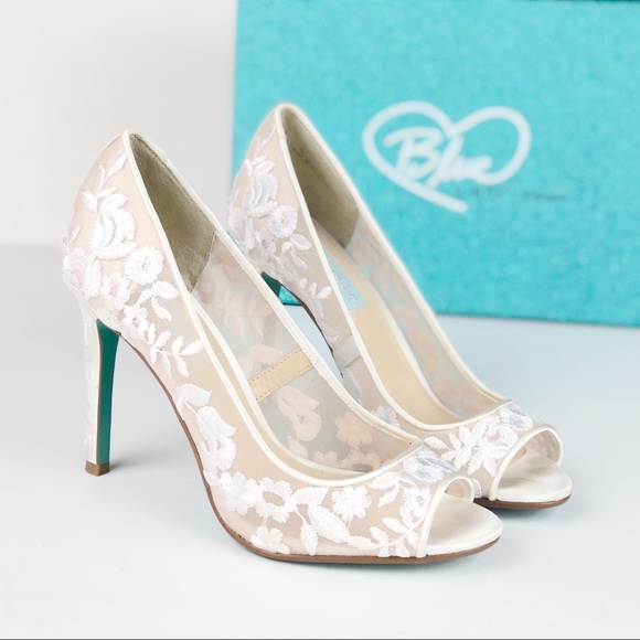 Betsey johnson lace heels Clearance